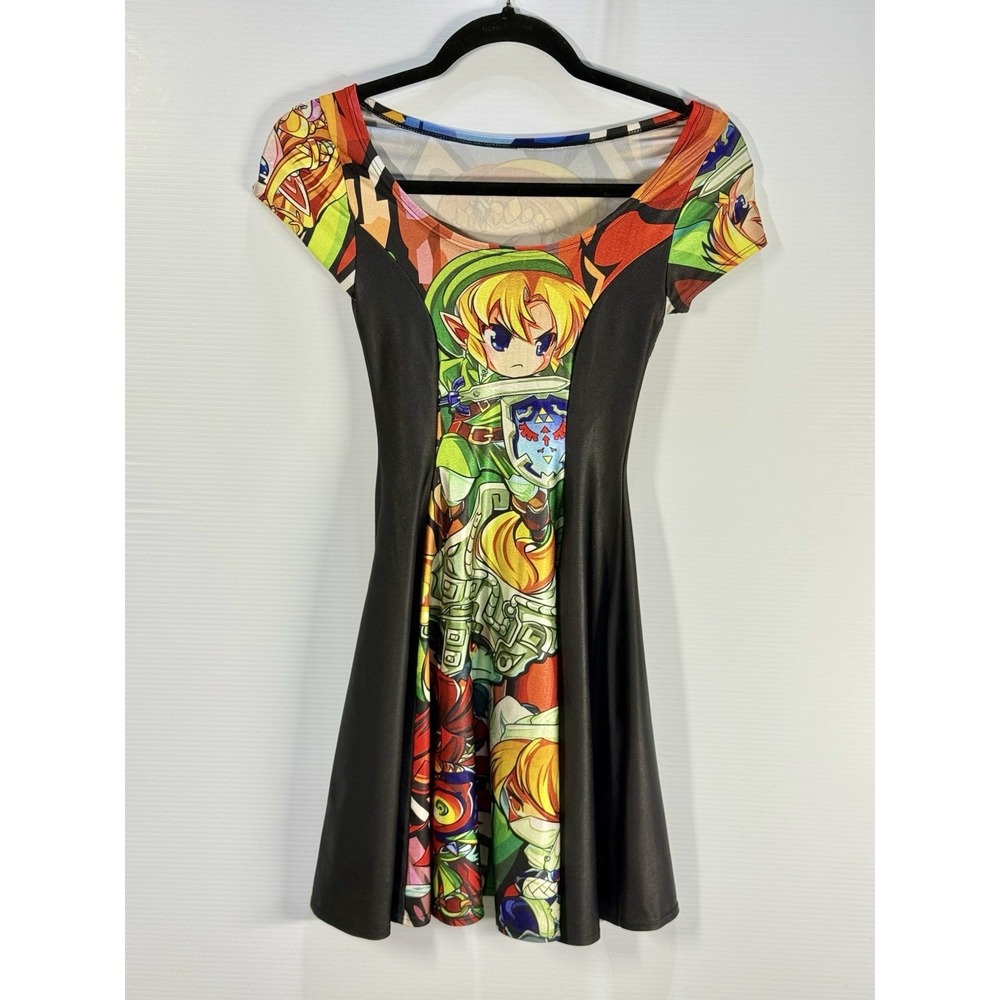 Living Dead Clothing Chibi Zelda Skater Dress XS Kawaii Anime Link RARE RETIRED